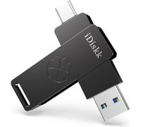 iDiskk Clé USB C 128 Go Vitesse jusqu'à 1000 Mo/s