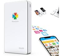 iDiskk Disque Dur Externe Lightning 3 en 1 certifié MFi 1 to pour iPhone avec 3 câbles intégrés, Disque Dur Portable USB-C pour Les Derniers iPhone/iPad/Mac/PC et téléphones Mobiles USB-C