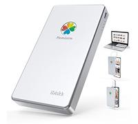 iDiskk Disque Dur Externe Lightning 3 en 1 certifié MFi 2 to pour iPhone avec 3 câbles intégrés, Disque Dur Portable USB-C pour Les Derniers iPhone/iPad/Mac/PC et téléphones Mobiles USB-C