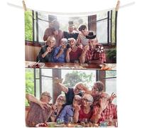 iDIY Cadeau pour Mamie Plaid personnalisé - Couverture personnalisée Plaid personnalisé Photo Cadeaux personnalisés Cadeau pour Papy Famille et Amis - Photo 2