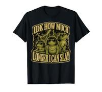 IDK How Much Longer I Can Slay - Frog Bob Haircut Capybara T-Shirt