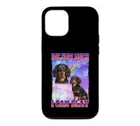 IDK How Much Longer Slay Black Long Haired Dachshund Lover Coque pour iPhone 12/12 Pro