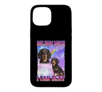 IDK How Much Longer Slay Black Long Haired Dachshund Lover Coque pour iPhone 15