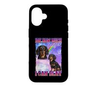 IDK How Much Longer Slay Black Long Haired Dachshund Lover Coque pour iPhone 16