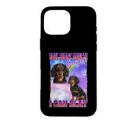 IDK How Much Longer Slay Black Long Haired Dachshund Lover Coque pour iPhone 16 Pro Max