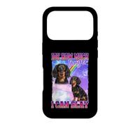 IDK How Much Longer Slay Black Long Haired Dachshund Lover Coque pour iPhone 17 Pro