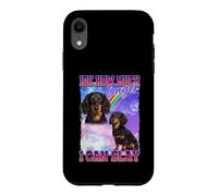 IDK How Much Longer Slay Black Long Haired Dachshund Lover Coque pour iPhone XR