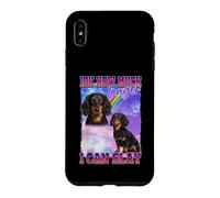 IDK How Much Longer Slay Black Long Haired Dachshund Lover Coque pour iPhone XS Max
