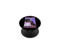 IDK How Much Longer Slay Black Long Haired Dachshund Lover PopSockets PopGrip Adhésif
