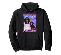 IDK How Much Longer Slay Black Long Haired Dachshund Lover Sweat à Capuche