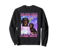 IDK How Much Longer Slay Black Long Haired Dachshund Lover Sweatshirt