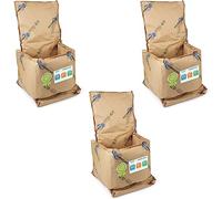 IDL Packaging EcoMax™ Lot de 3 Sacs isolants pour boîtes d'expédition pour Aliments surgelés, Viande ou Poisson 25,4 x 25,4 x 25,4 cm