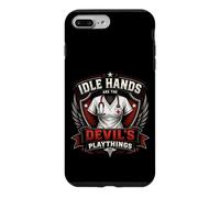Idle Hands are The Devil's Playthings Crest Vintage Nurse Crest Coque pour iPhone 7 Plus/8 Plus