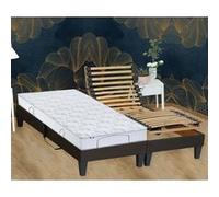 Idliterie - Matelas de relaxation 100% latex 3 zones fabrique en france - 90x200cm