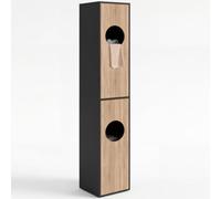 IDMarket - Armoire à Linge buanderie, Colonne de Salle de Bain Wallis