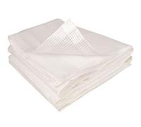 IDMarket - Bâche de Rechange Blanche pour Serre de Jardin Tunnel 6m² | Bâche pour serre 3 x 2 x 2 m anti-uv avec porte et fenêtres roma blanche