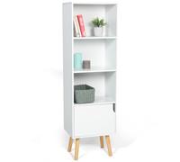 IDMarket Bibliothèque étagère Emmie scandinave Blanc