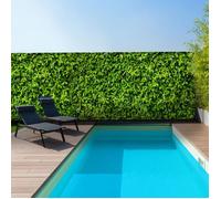 IDMARKET Brise vue occultant 1,5 x 10 M imprimé feuillage 160 gr/m²