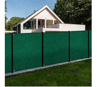 IDMarket Brise-vue renforcé 1,5 x 10 m 150 g/m² Gamme supérieure Vert