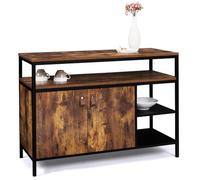 IDMarket - Buffet Bas 100 cm Chicago 2 Portes Design Industriel