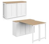 IDMarket - Buffet Extensible Table à Manger rotative et Pliable