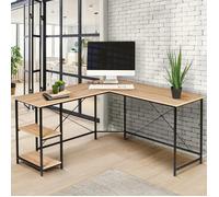 IDMarket - Bureau d'angle en Forme de L Detroit Design Industriel