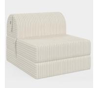 IDMarket - Chauffeuse Paloma en Velours côtelé Beige