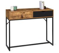 IDMarket - Console 2 tiroirs Chicago Design Industriel
