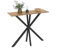 IDMarket Console Alix - Pied araignée, Bois et Noir