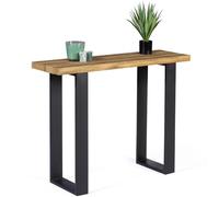 IDMarket - Console Blanca Plateau ajouré Effet Lattes