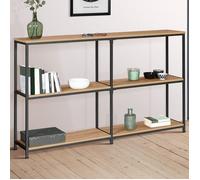 IDMarket - Console étagère bibliothèque Double Detroit Design Industriel