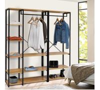 IDMARKET Dressing modulable XXL L. 150 cm DETROIT design industriel