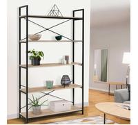 IDMarket – Étagère XL 5 niveaux Detroit – Design industriel 170 cm