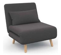 IDMarket - Fauteuil Convertible Romeo lit d'appoint 1 Place 80x190 cm