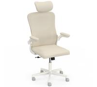 IDMarket - Fauteuil de Bureau James Ergonomique en Toile Respirante