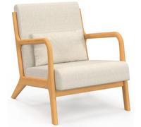 IDMarket - Fauteuil scandinave Joseph avec accoudoirs