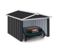 IDMarket - Garage pour Robot Tondeuse Toit à 2 pentes