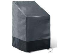 IDMarket - Housse de Protection pour 4 à 6 chaises de Jardin empilables 70 x 70 x 120 cm