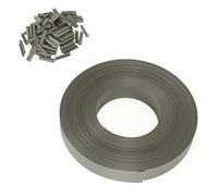 IDMarket – Kit de lamelles occultantes PVC L.60 M pour panneau grillagé – Gris clair