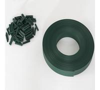 IDMarket – Kit de lamelles occultantes PVC vertes L.60 m pour panneau grillagé