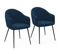 IDMarket - Lot de 2 chaises de Salle à Manger, fauteuils de Table Moly