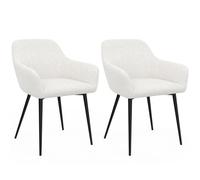 IDMarket - Lot de 2 chaises de Salle à Manger, fauteuils de Table Shelia