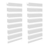 IDMarket - Lot de 2 Stores enrouleurs zébrés Jour Nuit l.45 x H. Max 170 cm