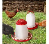 IDMARKET Lot mangeoire 3 KG et abreuvoir 3L pour poules et volailles