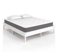 IDMarket - Matelas 140x190 cm à ressorts hybrides à mémoire de forme LYANA épaisseur 20 cm