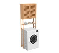 IDMarket - Meuble étagère Dessus WC Placard Bambou BEA