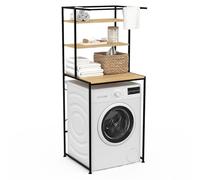 IDMarket - Meuble étagères de rangement dessus machine à laver DETROIT design industriel