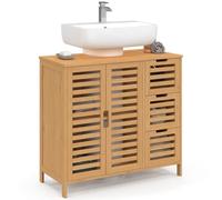 IDMarket - Meuble sous lavabo Salle de Bain Bambou BEA