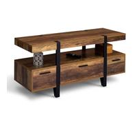 IDMarket - Meuble TV 113 cm Austria avec tiroirs Bois Pieds épingle