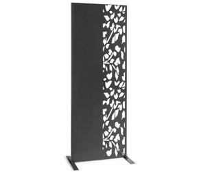 IDMarket - Panneau décoratif Universel 150 x 50 CM Flower Gris Semi ajouré sur Le côté